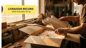 Unboxing guitare en kit