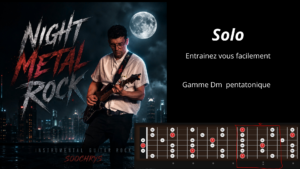 Gamme: Dm pentatonique - Guitare
